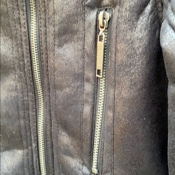 JOU JOU FAUX LEATHER BIKER JACKET - Picture 4 of 14